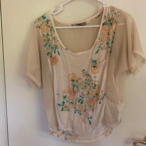 Floral Short Sleeved Shirt